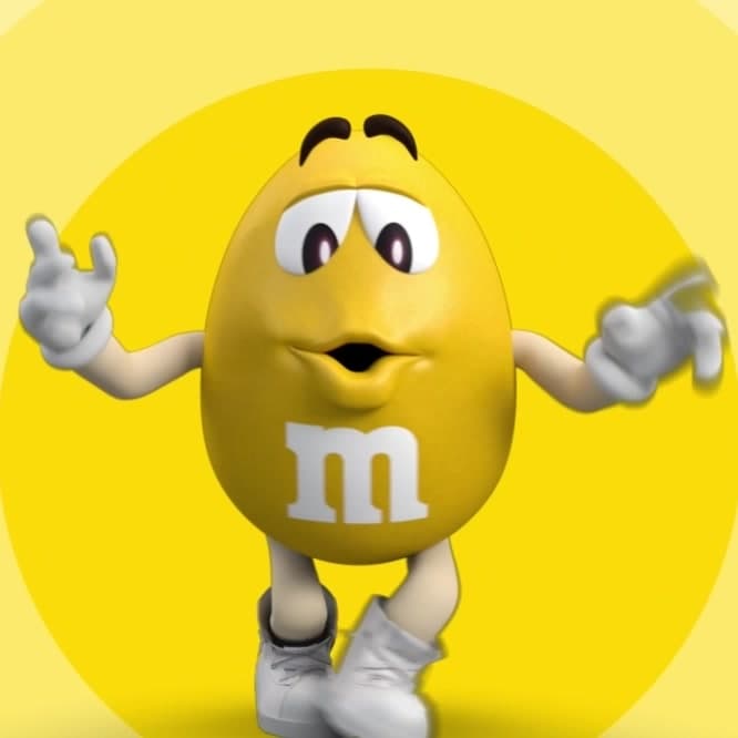 Yellow M&M